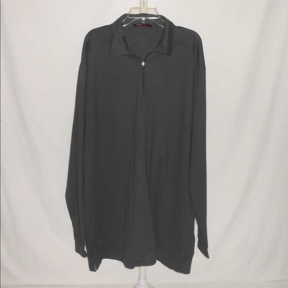 Men’s Sz. XXLT Tiger Wood Collection Golf Pullover Golf Polo Long Sleeves ¼ Zip